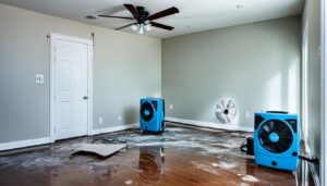 How long to dry out after a water leak?